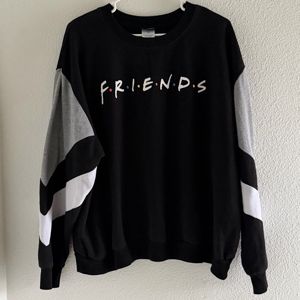 Friends TV Show Authentic‎ Sweatshirt Black Juniors 3XL